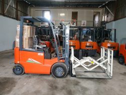 Bộ công tác push pull trên xe nâng Heli