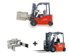 Bộ kẹp phuy gắn trên xe nâng Heli