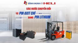 CÁCH CHUYỂN ĐỔI PIN CHÌ AXIT SANG PIN LITHIUM CHO XE NÂNG