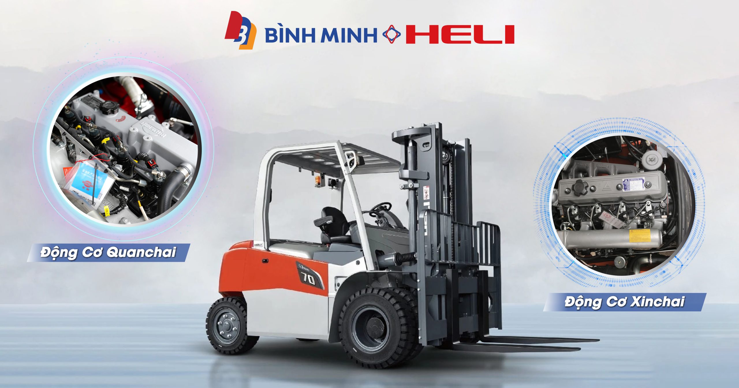 SO SÁNH 2 DÒNG ĐỘNG CƠ QUANCHAI VÀ XINCHAI TRÊN XE NÂNG